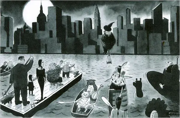Historia komiksów o rodzinie Addamsów - nieznane fakty z The New Yorkera