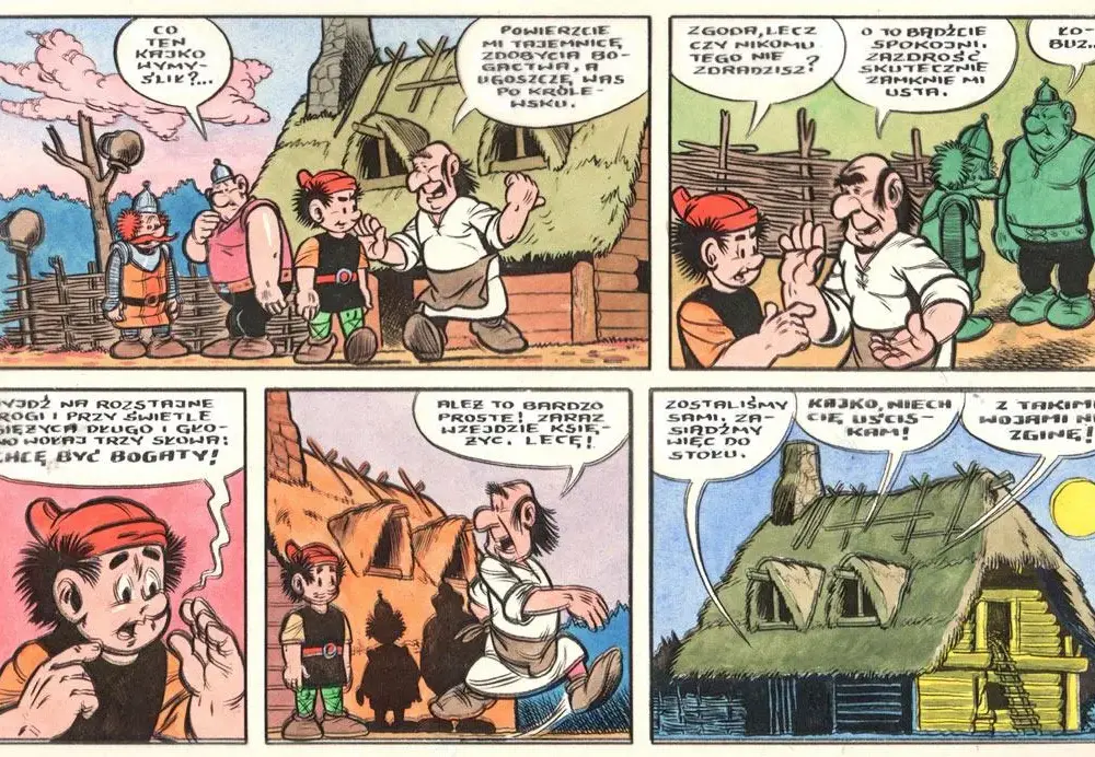 Kajko i Kokosz w komiksie - historia polskiego rysunku: przygody z kultowymi bohaterami