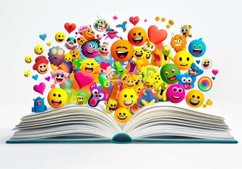 Książka Emoji - obrazki, które mówią więcej niż słowa: jakie emocje wyrażają?