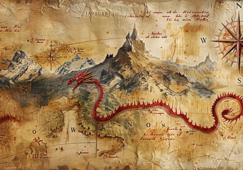 Mapa podróży Hobbita - Śródziemie na wyciągnięcie ręki: jakie tajemnice kryje?