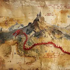Mapa podróży Hobbita - Śródziemie na wyciągnięcie ręki: jakie tajemnice kryje?