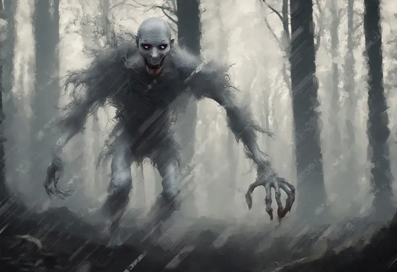 Wendigo klasyczny wygląd mitologia algonkińska