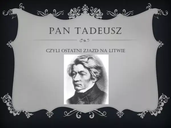 Cytaty z Pana Tadeusza – kto powiedział te znane słowa?