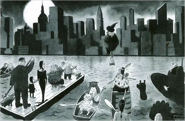Historia komiksów o rodzinie Addamsów - nieznane fakty z The New Yorkera